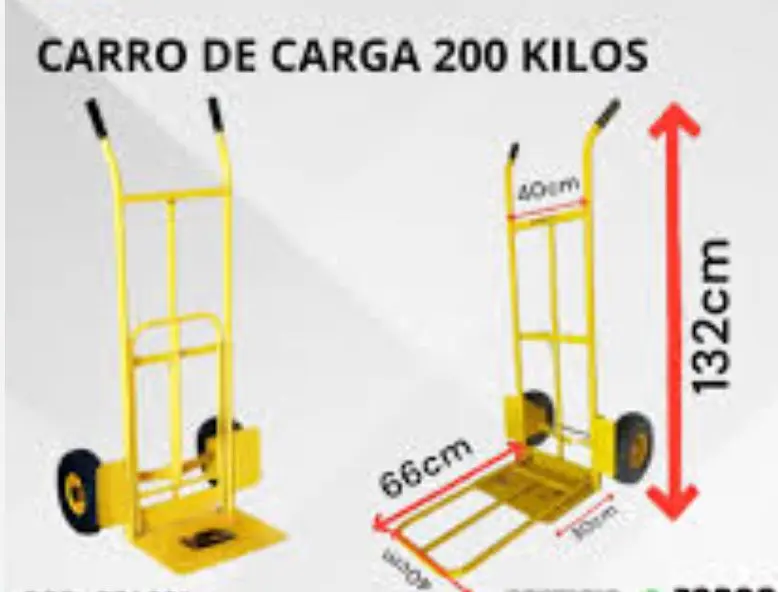Carretilla 2 Ruedas Cap.200 Kls Uyustools 