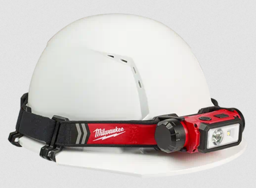 [kit2111+1100] Kit Linterna Led USB 3.0Ah 475Lm+Casco Seg.Tipo1 Clase 3 Blanco Milwaukee