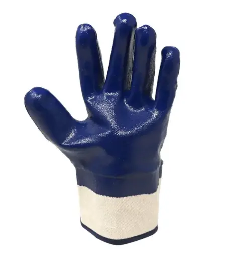 [N1605XL] Guante Nitrilo Azul Heavy-Duty CE EN388 XL SG